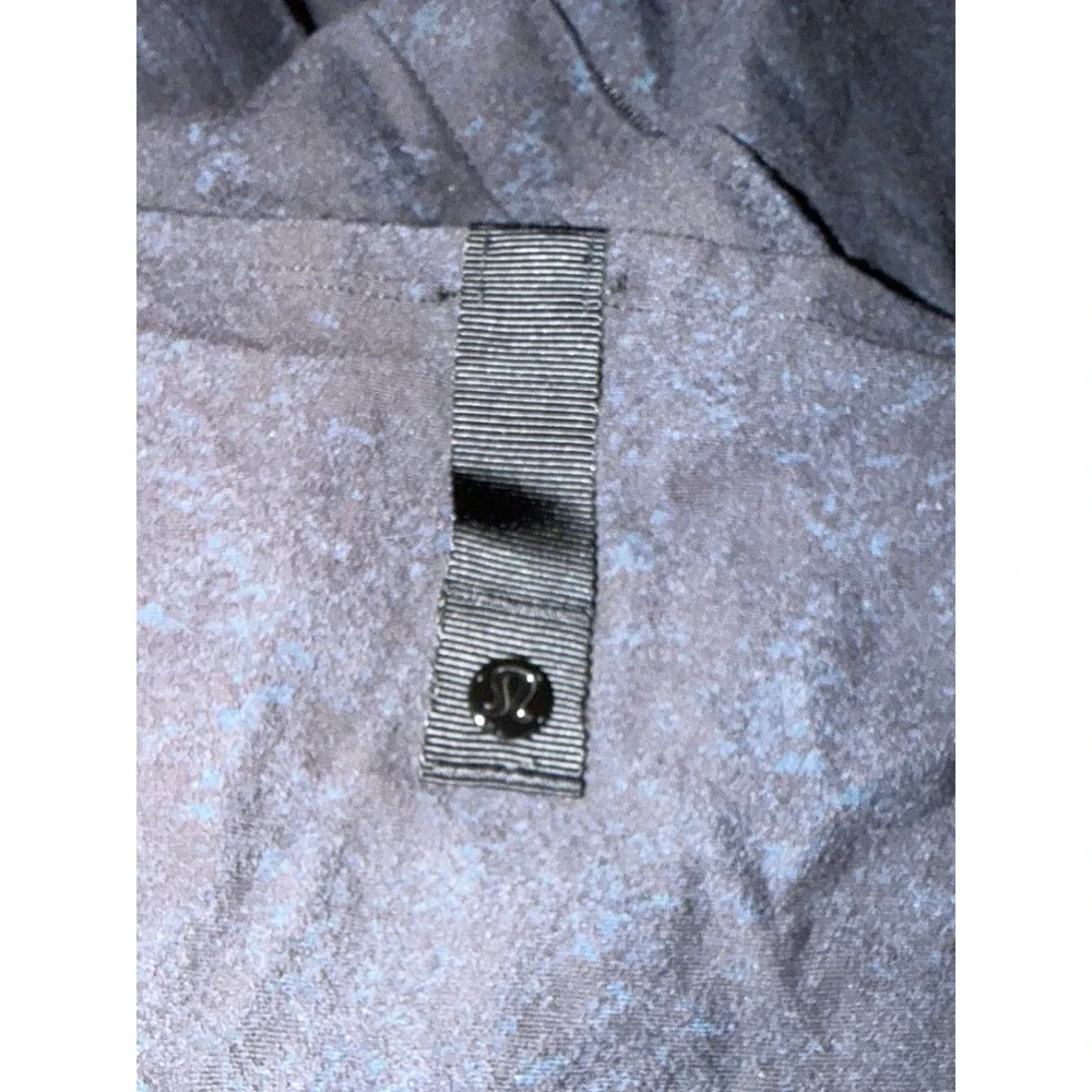 Lululemon Vinyasa Scarf Womens Navy Blue Mottled Snap Wrap OS